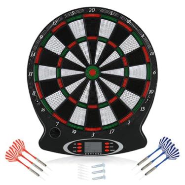 Imagem de Profissional Eletrônico Pendurado Dartboard LCD Scoring Indicador Dart Jogo Com 6pcs Dardos High Grade Material Safe Easy Target Practice Fun For Family Friends