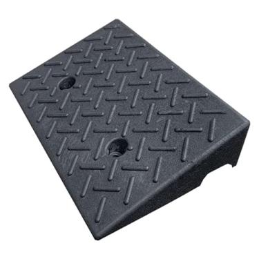 Imagem de Limiar de borracha para rampa, rampa de movimento, rampa de limiar rampa para cadeira de rodas resistente antiderrapante rampas de freio para casa rampas de calçada para deficientes antiderrapantes