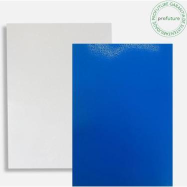 Imagem de Capa para Encadernação A4 50 Cristal + 50 Azul KIT Prolam