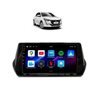 Imagem de Kit Multimídia Peugeot 208 2020 / 2025 9 Pol Android Carplay 2/32GB - 915BR ROADSTAR