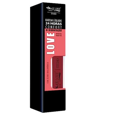 Imagem de Batom Líquido 24H Confort Max Love - Cor 765 Nude Intenso - Longa Duração e Alta Pigmentação Matte, Maquiagem Boca Cosméticos