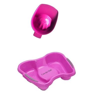 Imagem de Bacia Para Pedicure Especial e Bacia Anatômica Manicure Santa Clara(Rosa)