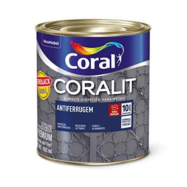 Imagem de CORALIT ANTIFERRUGEM CINZA - PADRÃO FERROLACK 900ML - CORAL