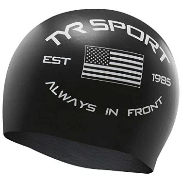 Imagem de TYR Touca de natação, preta