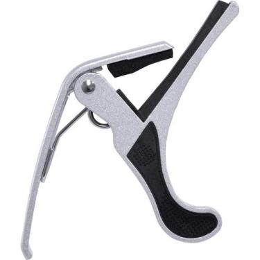 Imagem de Capotraste para violao em aluminio - prata - cpt10 - Tonante