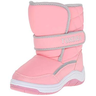 Imagem de Tundra Bota infantil de neve (bebê/criança pequena), rosa, 10 Infant