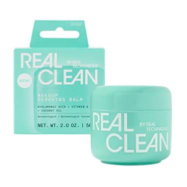 Imagem de Real Techniques Clean Face Erase Bálsamo Removedor De Maquiagem, Limpeza Hidratante, Remove Maquiagem Resistente, Ácido Hialurônico Hidrata E Vitamina A Ajuda Esfoliar, Pote 2 Fl. Oz