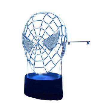 Imagem de Meninos 3D Spider-Man Venom Night Light Smart Touch 16 Cores Mudando L