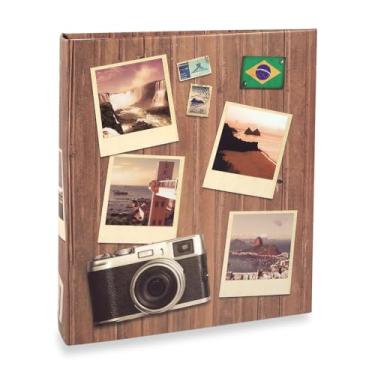 Imagem de Álbum de Fotos Viagem - 300 Fotos 10x15 cm - Pictures - 24,8x22,6 cm
