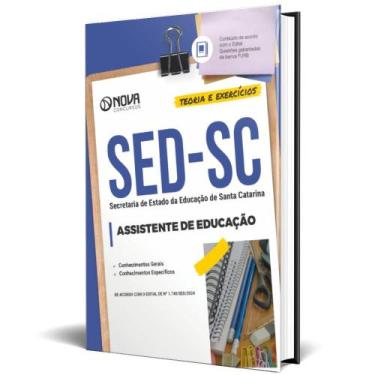 Imagem de Apostila Sed-Sc 2024 - Assistente De Educação - Editora Solucao