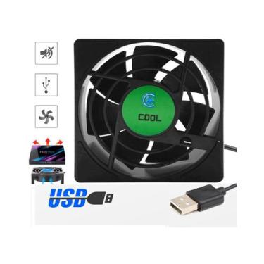 Imagem de Cooler Portátil 5v 80mm 2000rpm Receptor Conversor Refrigerador Resfri