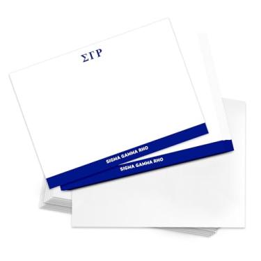 Imagem de Desert Cactus Sigma Gamma Rho Pacote com 10 cartões SGRhos Poodles Divine 9 Papelaria Cartolina Inclui Envelopes Memo Party Thank You (Design de cartão de notas D)