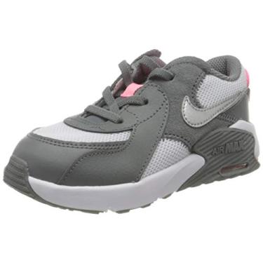 Imagem de Nike T nis infantil Air Max Excee cinza fum (CD6893 008), Cinza fum /prata met lica, 6 Toddler