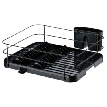 Imagem de Escorredor Organizador De Louça 12 Pratos Porta Talher Removível Bico 