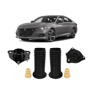 Imagem de 2 Kit Do Amortecedor Dianteiro Honda Accord 2018 2019 2020 - QualyKits