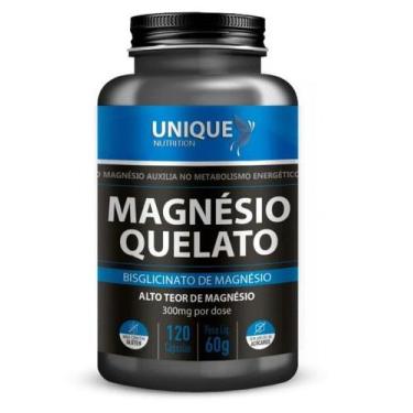 Imagem de Magnésio Quelato 120 Cápsulas Unique Nutrition