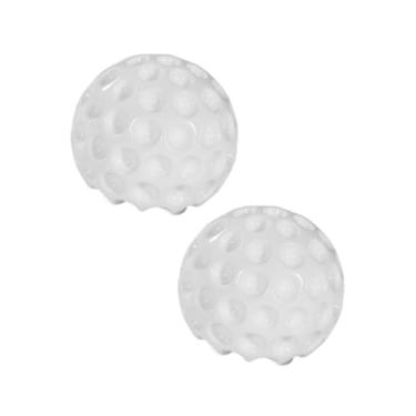 Imagem de IEUDNS 2 peças tampas de cerâmica para parafusos de vaso sanitário, decorativas, práticas, úteis, de fácil instalação, decoração elegante para banheiro, Branco