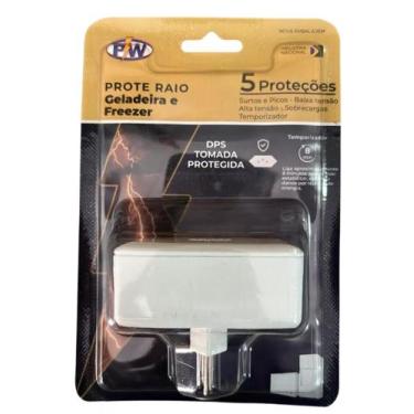 Imagem de Prote raio geladeira e freezer pw - 127v 10a ou 220v 10a, Branco, 110V