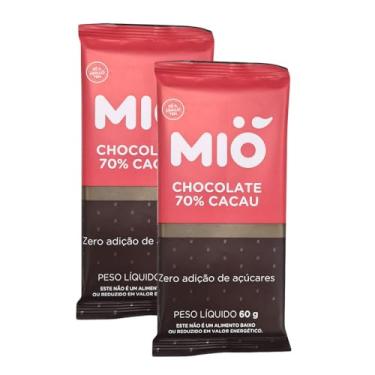 Imagem de Kit 2 Chocolate Mió 70% Cacau Zero 60g