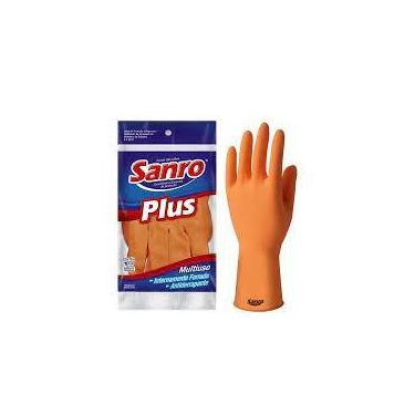 Imagem de Luva para limpeza sanro plus laranja p
