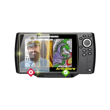 Imagem de IPG Anti-reflexo feito para Humminbird Humminbird Helix 7 Chirp - Sonar DI G2 / DI GPS G2 / GPS G2 Fisfinder Display Matte Finish Screen Protector Film, Perfeito para Uso Externo para Helix7.A.Gl