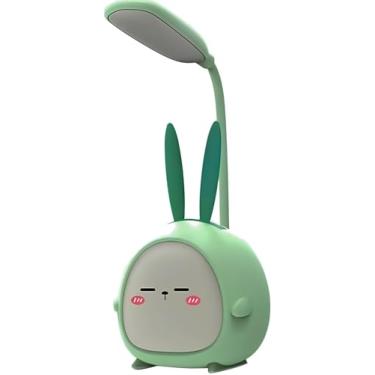 Imagem de Luminária De Mesa Luz LED Bichinhos Abajur Recarregavel, LED Regulável, Luminária infantil, presente para crianças (VERDE)