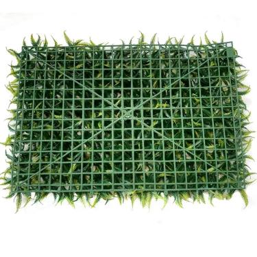 Imagem de Kit 50 Placas De Samambaia Verde Escuro 40 x 60cm Muro Inglês Jardim Vertical