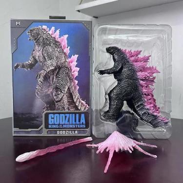Imagem de Figura de Ação Godzilla Rei dos Monstros (16cm) - Rosa, Azul, Laranja 