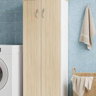 Imagem de Armário Alto Multiuso 2 Portas Fechado 160,5x80,5cm - Netmobil