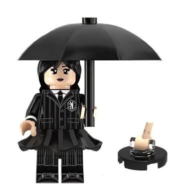 Imagem de Boneca Wandinha Vandinha Wednesday Addams Bloco De Montar Escolha