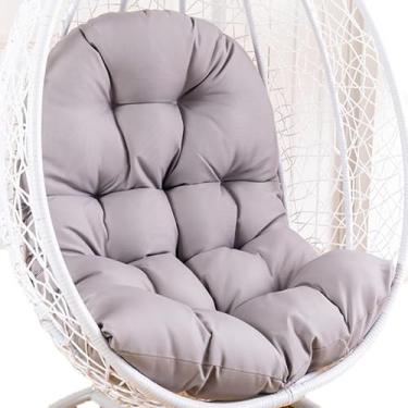 Imagem de Cadeira De Rede Pendurada à Prova D'Água - Almofadas De Cadeira Ao Ar Livre Resistentes Ao Sol E Duráveis Para Substituição De Verão, Orange