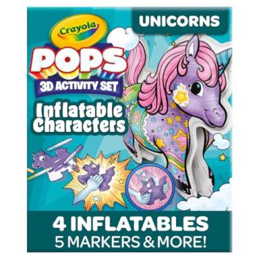 Imagem de Crayola Pops Inflatable Characters, Coloring Set for Kids, Gift for Boys & Girls, Ages 5, 6, 7, 8