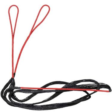 Imagem de Corda de arco para tiro com arco, substituição de corda de arco longo recurvo tradicional - Disponível em AMO 142 cm - 177,8 cm em 12 fios - Feito de material de voo rápido... (AMO 142 cm (real 122 cm