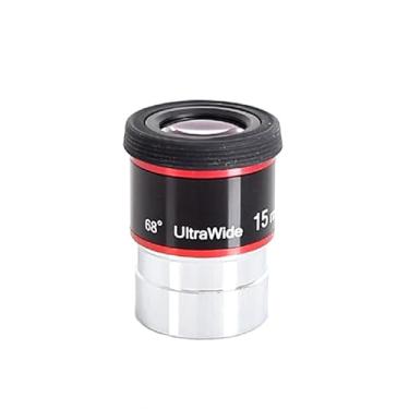 Imagem de Acessórios para telescópio astronômico 3,16 cm, 68 graus, 15 mm, lente grande angular