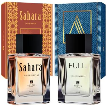 Imagem de Perfume Masculino Arabe Kit Com 2: Sahara E Full Oriental Amadeirado Longa Duração Eau De Parfum 50ml Cada