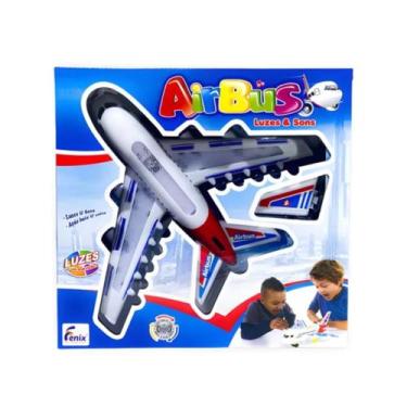 Imagem de Avião de Brinquedo AirBus com Luzes e Sons - Fênix - Fenix