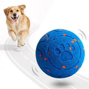 Imagem de Fsitego Bolas para cães: bola interativa para cães com rolagem automática - brinquedos interativos para cães para mastigar agressivos - Bouncy e jogável, recarregável tipo C, lavável, para cães