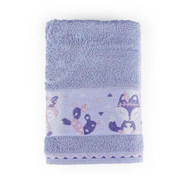 Imagem de Toalha De Banho Infantil Pitico 1,15m X 75cm 100% Algodão Macio - Foxy