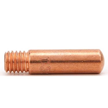 Imagem de 10pcs MIG Dica de Contato Pistola de Soldagem 1135 Premium Copper Durável Tamanho Padrão Montagem Frea M6x1.0 Combine Perfeitamente Tweco Mini 100L