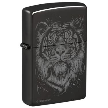 Imagem de Zippo Isqueiro de bolso preto altamente polido Lindsay Kivi