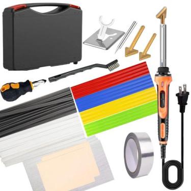 Imagem de Soldador de plástico DiiuuAii 110V-100W com 140 varetas e acessórios d