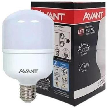 Imagem de Kit 05 Lâmpada Bulbo Led 20W Branco Frio E27 Bivolt Avant