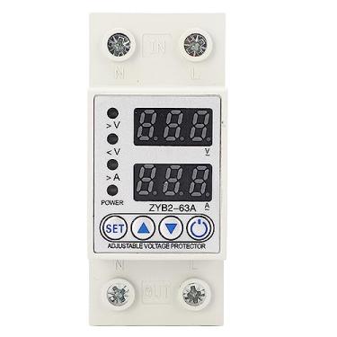 Imagem de Voltagem Protetor atual Redefinir exibição digital em dispositivo de proteção de tensão para hotel em casa 2p 220V AC 63A