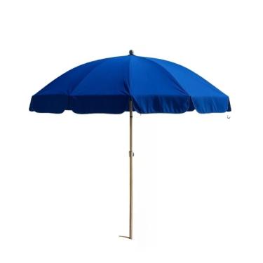 Imagem de Guarda Sol Grande Gigante Uv 2,40m de Praia Piscina Verão Articulável Colorido (Azul)