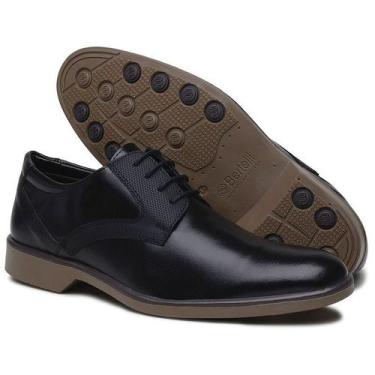Imagem de Sapato Social Masculino Casual Preto Sport Fino Conforto - RINALDI'S S