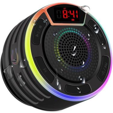Imagem de Alto-falante Bluetooth BassPal IPX7 à prova d'água com display LED