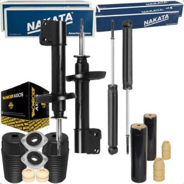 Imagem de Kit 4 Amortecedor Dianteiro Traseiro com Batente Coifa Gm Corsa Celta 