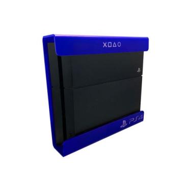 Imagem de Suporte Acrilico Playstation 4 - Modelo Slim - Azul - MK Diplays