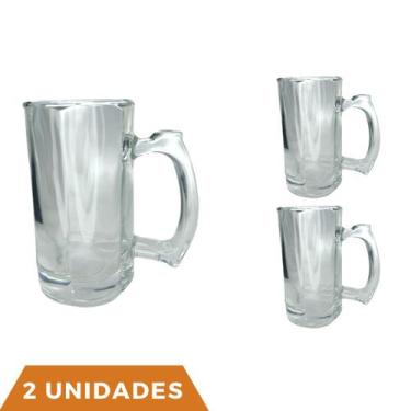 Imagem de 2 Caneca Cerveja e Chopp Restaurante Congelável 380ML - PRATICASA, 0 G
