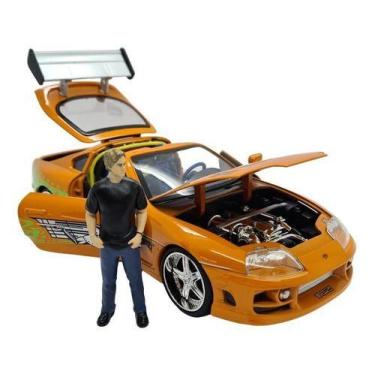 Imagem de Miniatura Toyota Supra Boneco Brian Velozes E Furiosos 1:24 - Jada, La